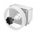 Ultrasonic cleaning machine for disc maintenance with temperature control display and single slot design