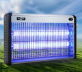 Electric mosquito killing lamp for indoor household and restaurant insect control
