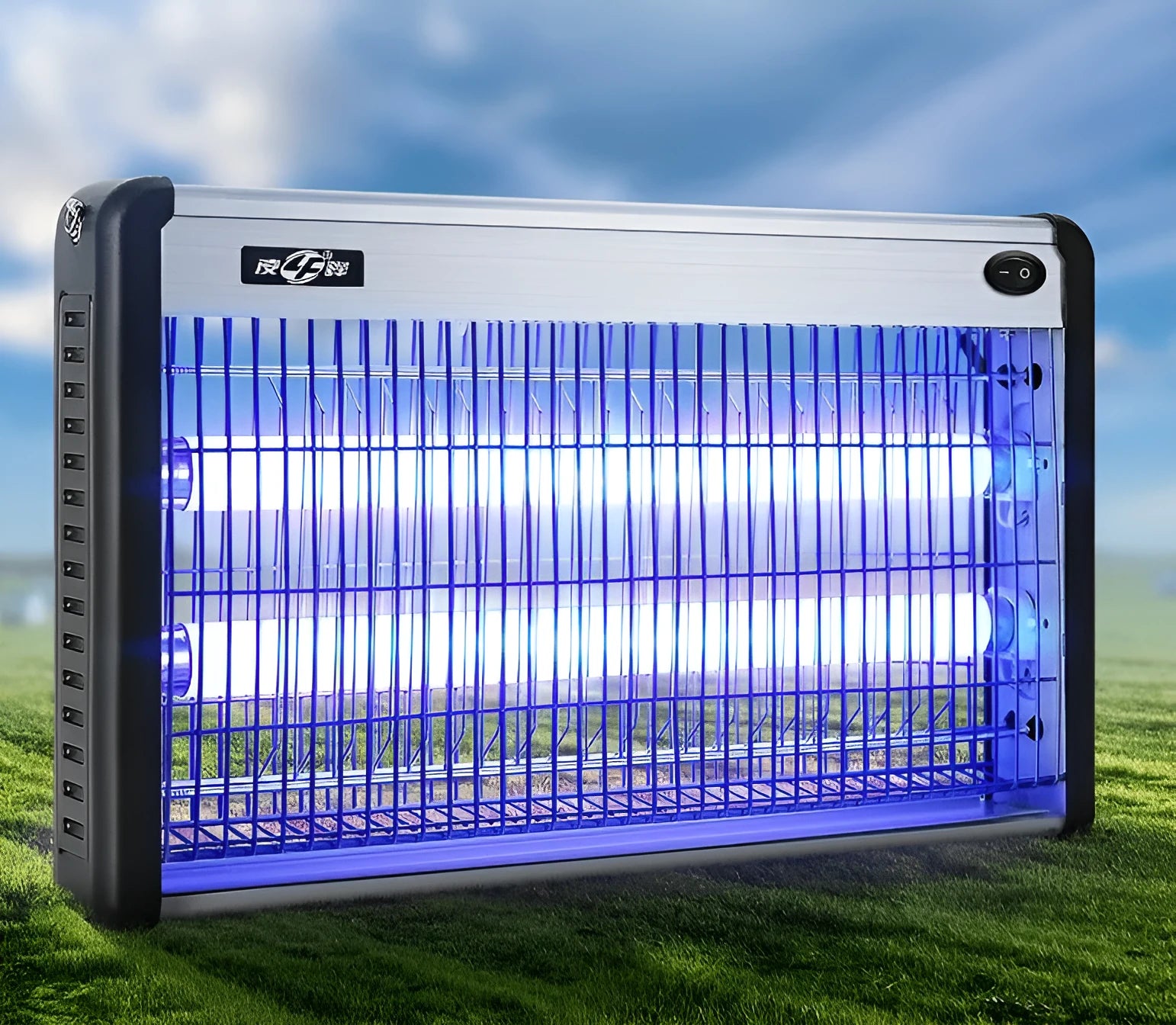 Electric mosquito killing lamp for indoor household and restaurant insect control