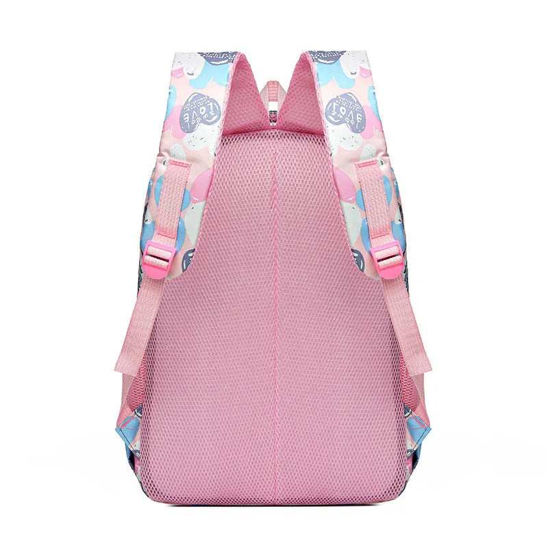 Children's large capacity Oxford cloth backpack with air pillow belt system in multiple colour options