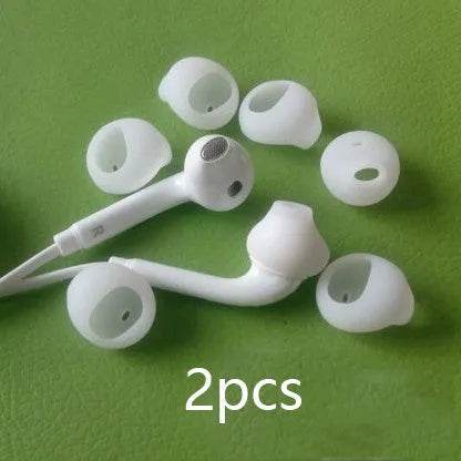 Black silicone earphone sleeve for Galaxy S6 Edge models G9200 G9250 G920A