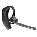 Black stereo Bluetooth sports headphones with a large battery and USB charging port.