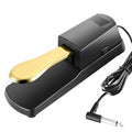 ABS plastic sustain pedal for electronic keyboard and MIDI keyboard with foot pedal design