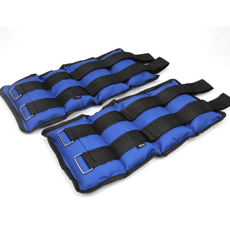 Pair of Oxford cloth legging sandbags for track and field running training in six weight options