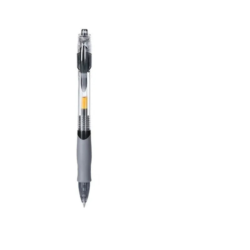 0.5mm gel pen in black, red, or blue ink colours with plastic barrel