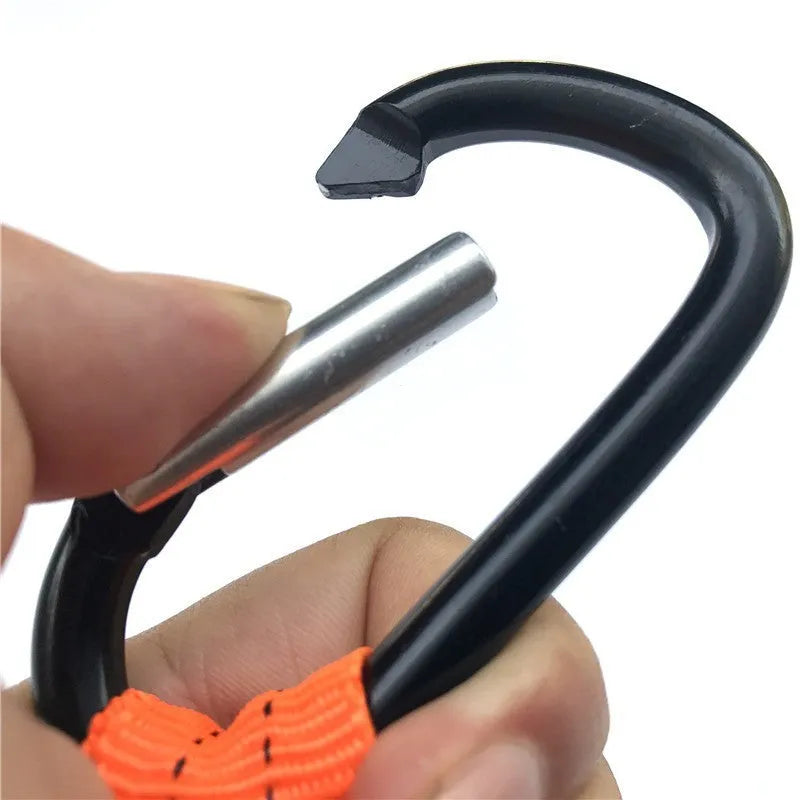 Orange fishing rod safety rope measuring 90cm with 10kg tension rating