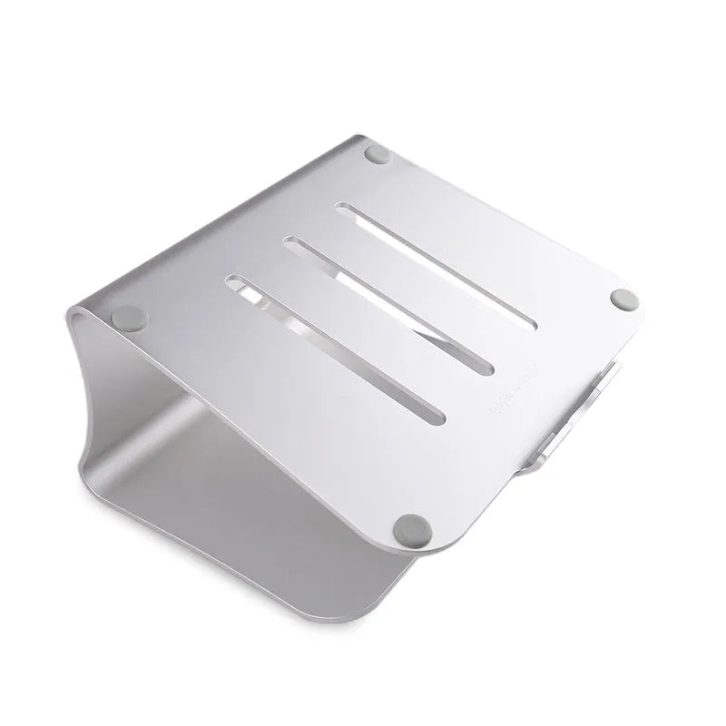 Aluminium rotating laptop cooling bracket with stripe heat dissipation surface