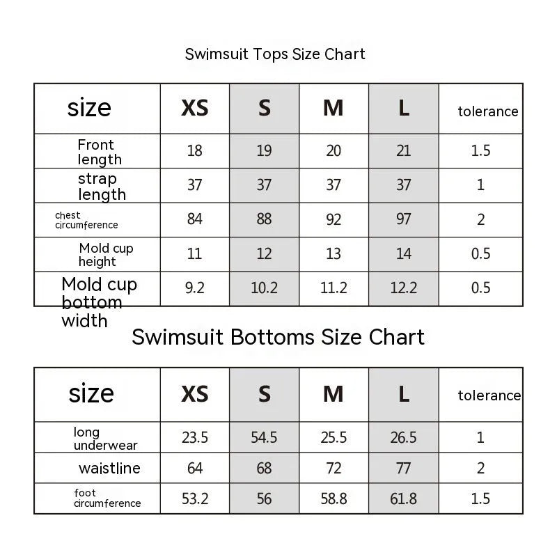 Women's lace-up front swimsuit bikini set with split leg and backless briefs