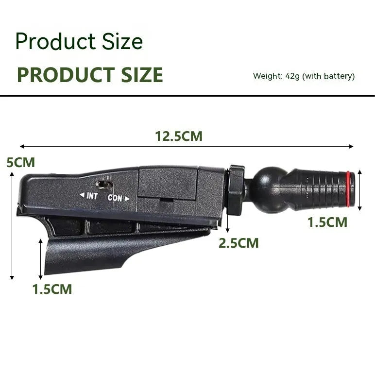 Golf putter laser aiming instrument with multiple style configuration options