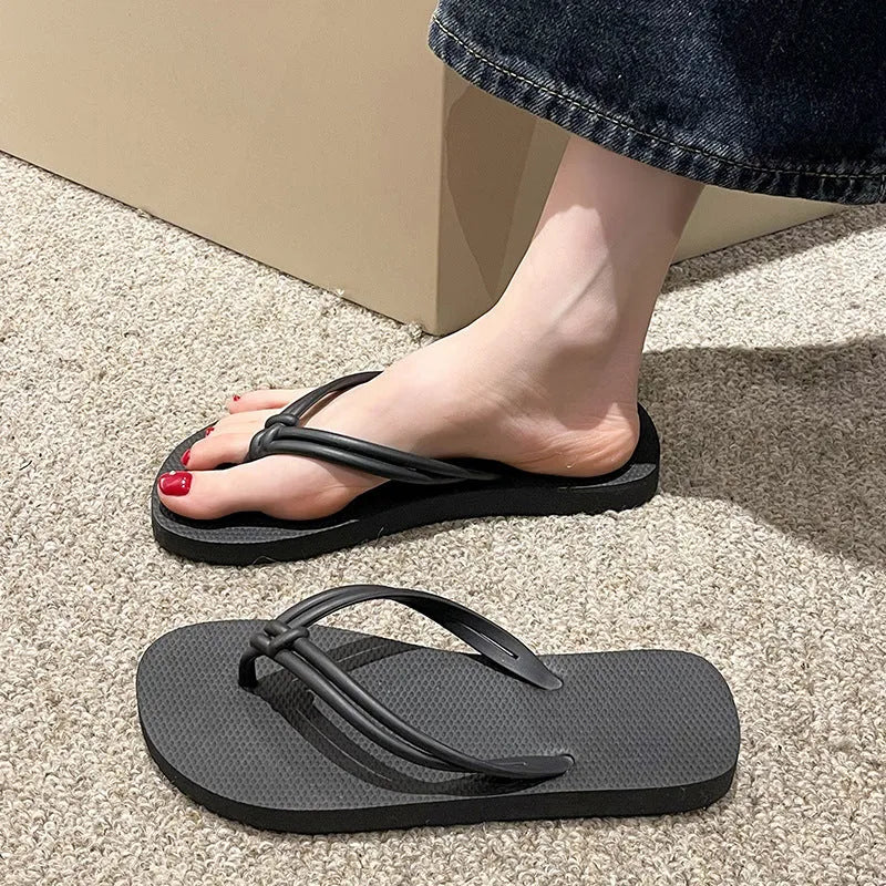 Men's PVC flip flops with toe covering design in various colours on white background