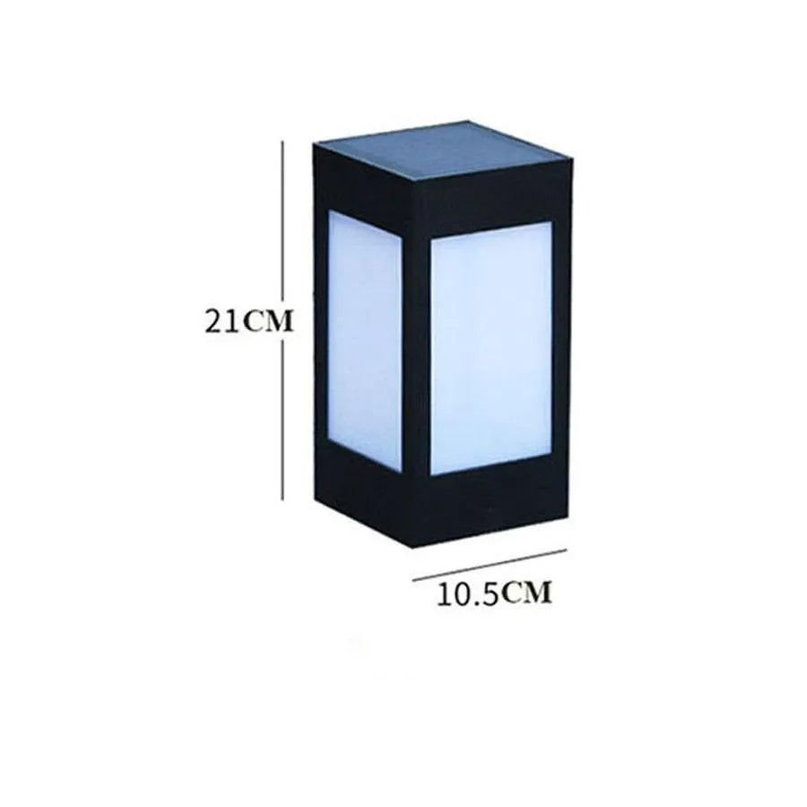 Solar garden lights for outdoor landscape illumination with waterproof design and LED light source