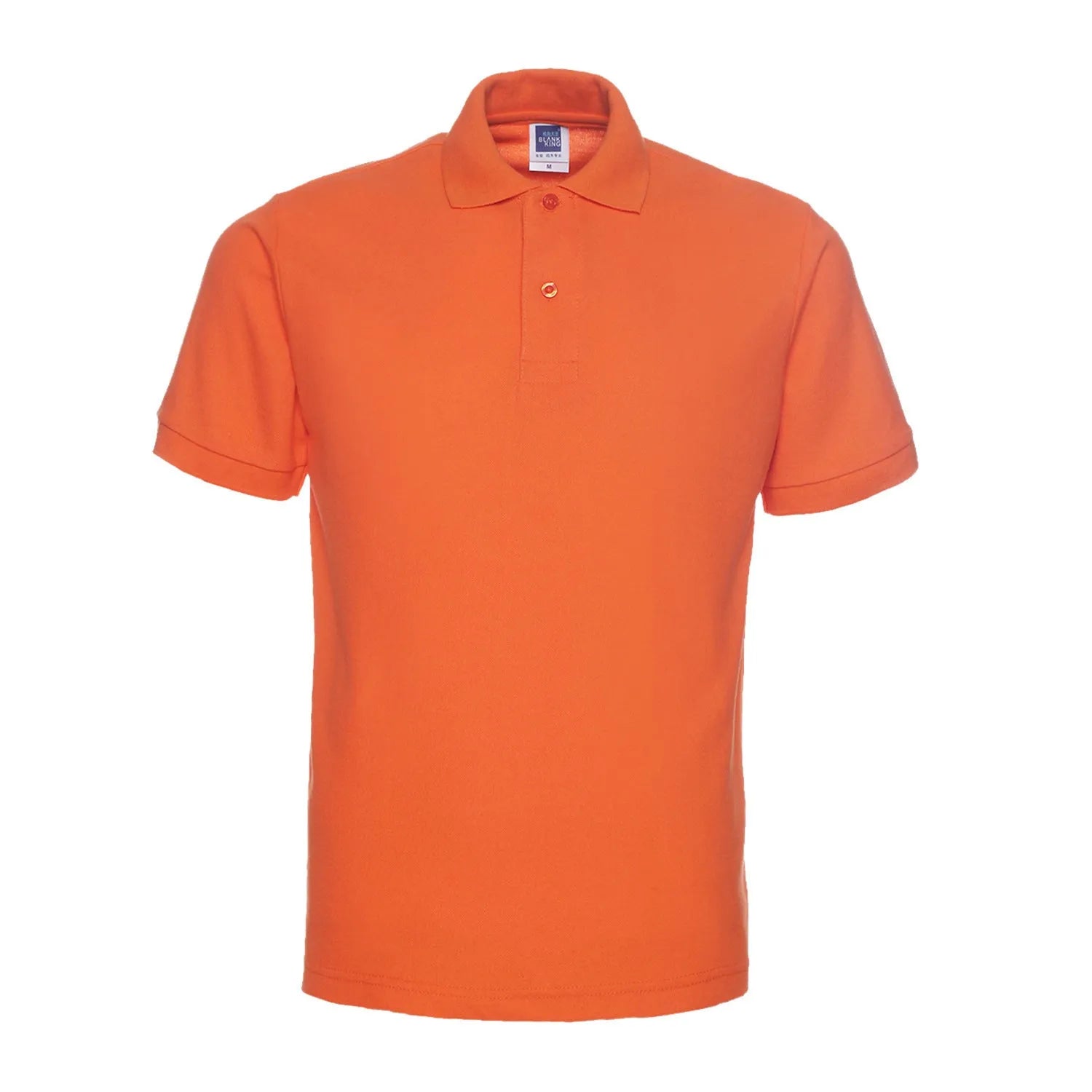 Loose fit short sleeve polo shirt with lapel collar in solid colour options