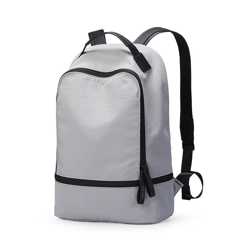 Oxford cloth leisure backpack in solid colour with under 20L capacity for daily commuting and travel