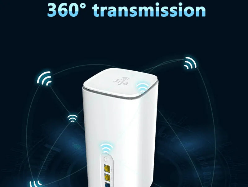 Slim 4G wireless router measuring 51mm by 30mm by 5mm, shown with data cable.