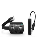 Black USB HDMI screen mirroring dongle for wireless 1080p display from phones and laptops