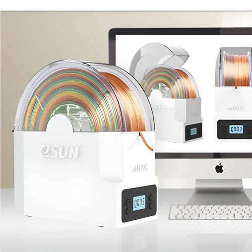 eBOX Lite 3D printing filament drying box with wire heating and multiple international plug options