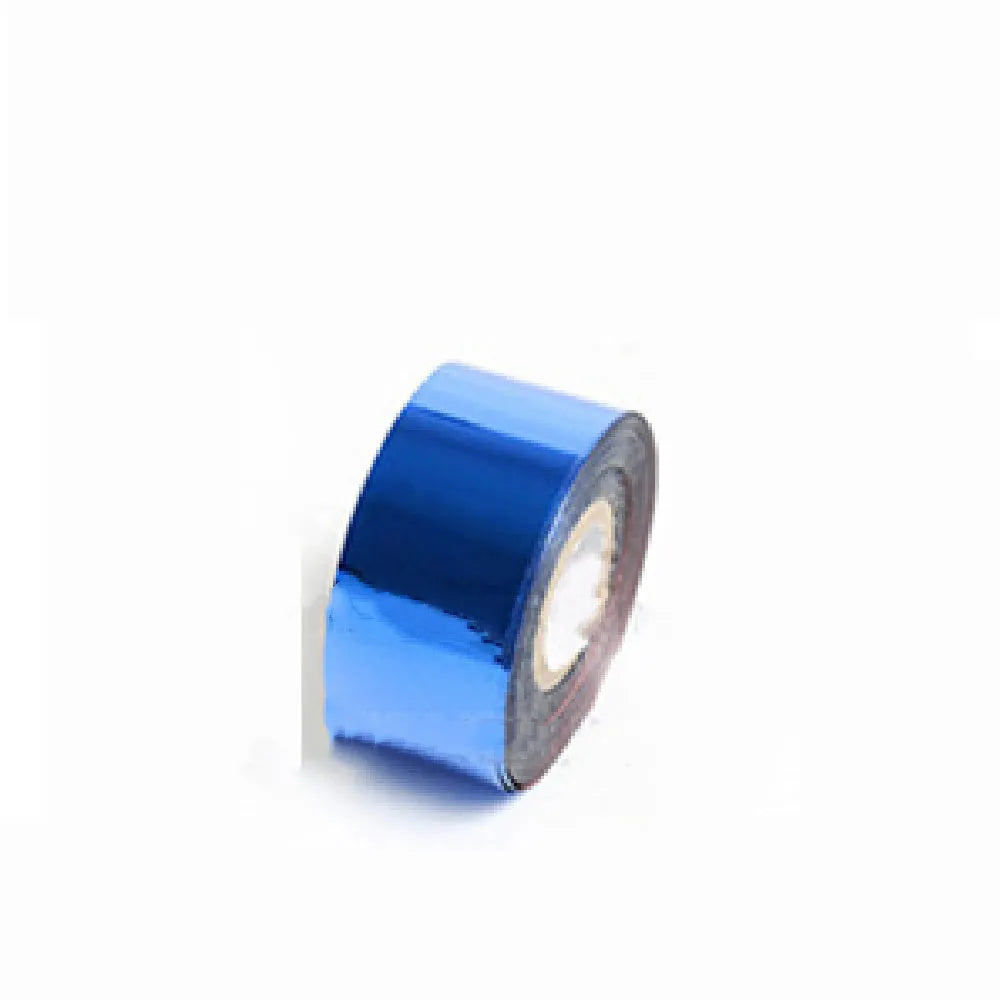 Roll of golden electrochemical aluminium hot stamping foil for leather and plastic branding.