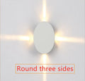 Modern square and round LED aluminium wall light with iron lampshade in Chinese style for living room