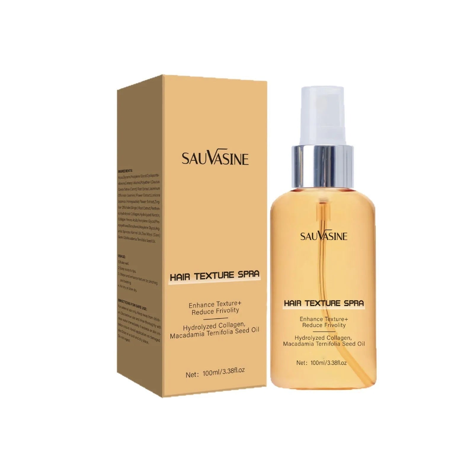 100 ml SWX-248 hair care spray bottle for reducing frizz and moisturising the scalp.