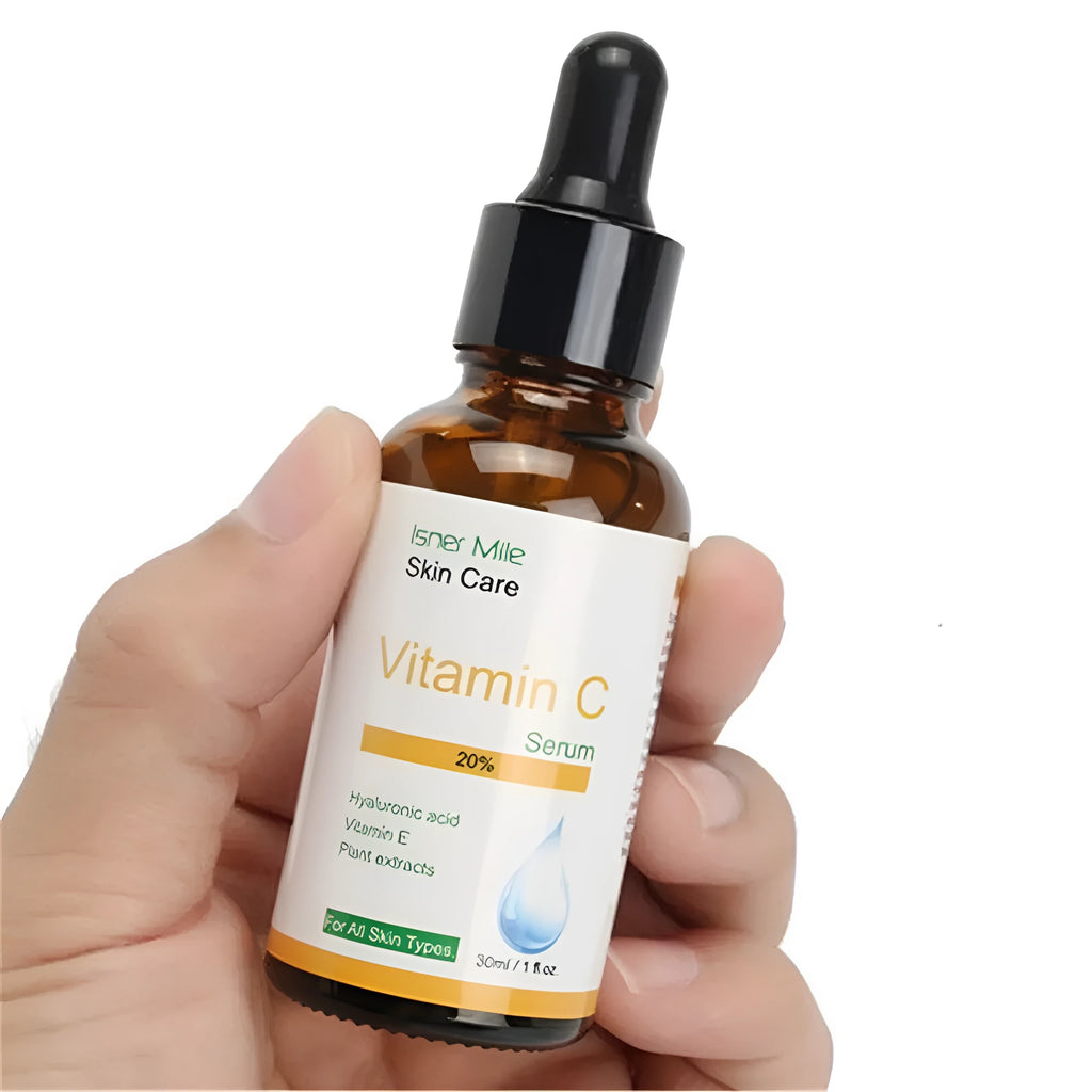 30ml glass bottle of Vitamin C Pure Serum for facial skincare