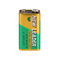A single Xinlida brand 9V alkaline battery, 6F22 style, for wireless microphones and walkie-talkies.