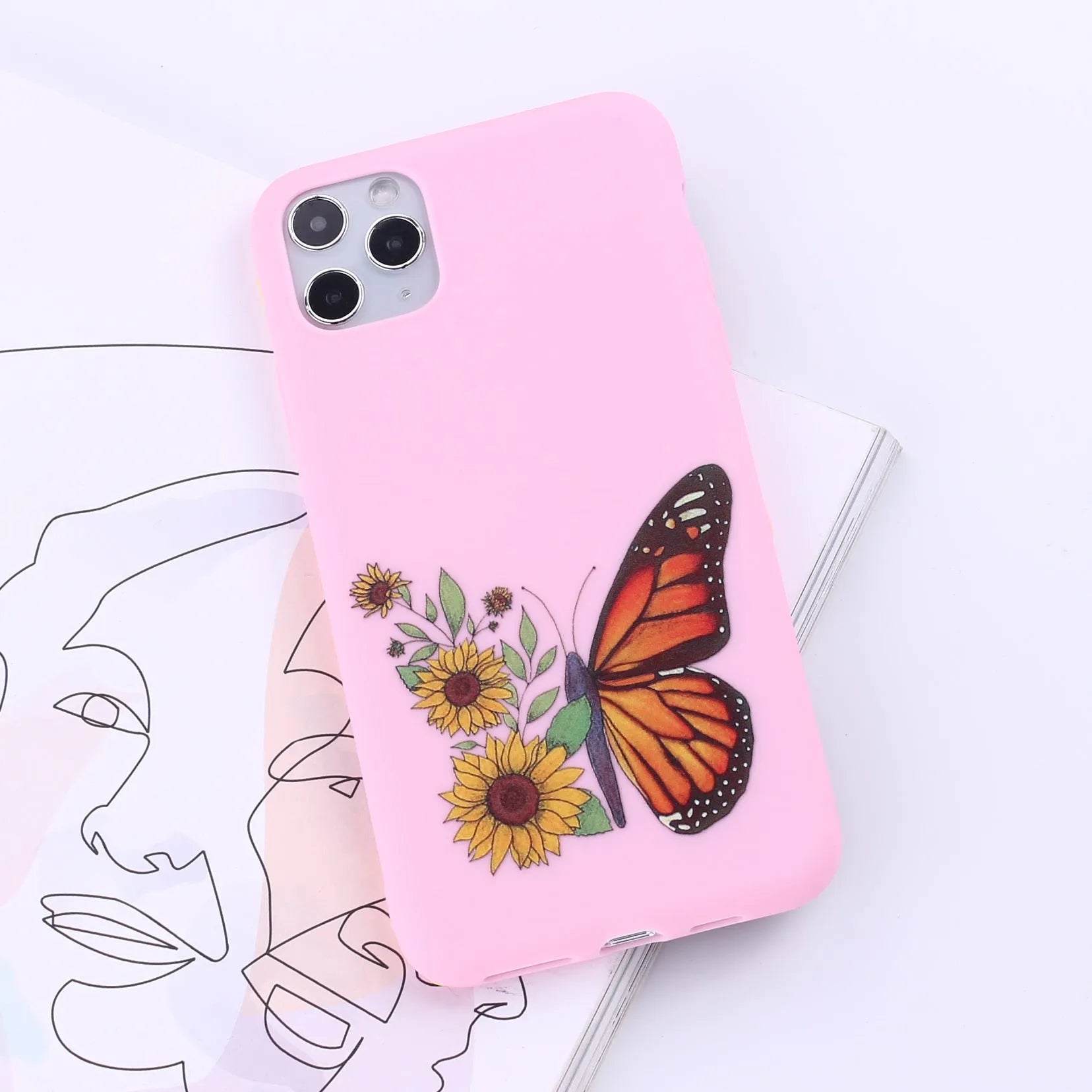 Painted TPU mobile phone case for iPhone 11 series in multiple colour options