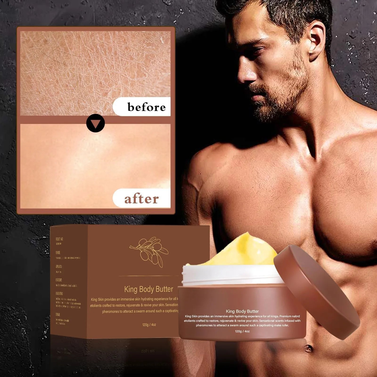 120g universal body moisturising cream in standard packaging for skin dryness relief