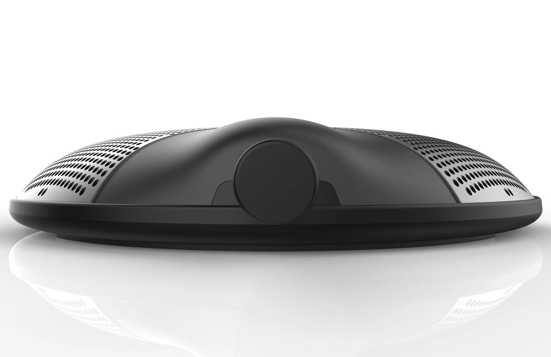 Black A7 USB condenser microphone for conference calls and gaming with 9cm compact design
