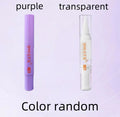 White and blue pet toothbrush pen with brush tip for dog and cat teeth cleaning