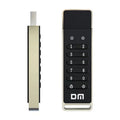 64GB metal fingerprint encrypted USB 3.0 flash drive with digital encryption button