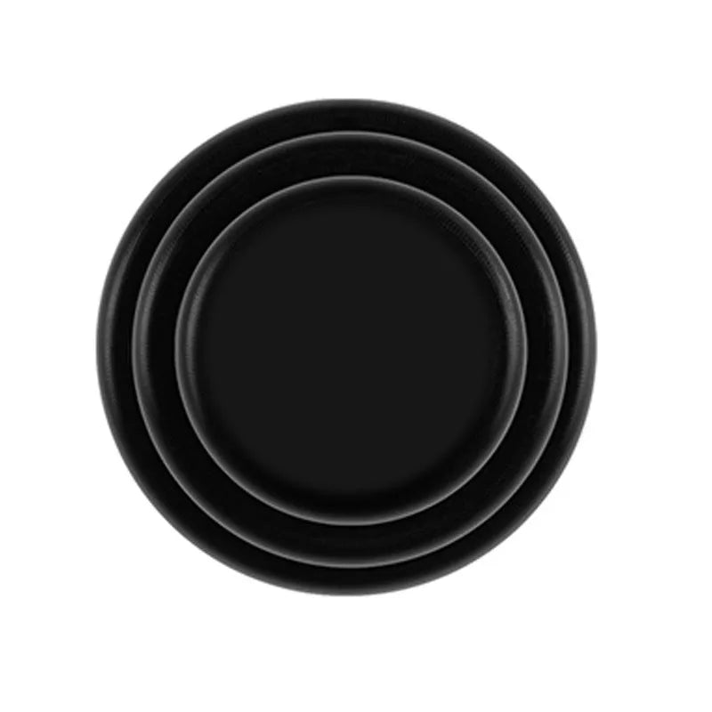 Black and luminous silicone car door shock pads showing 20mm thickness and adhesive backing