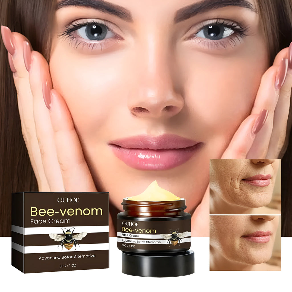 OUHOE Bee Firming Cream hydrating nourishing firming face moisturiser in a 30g jar
