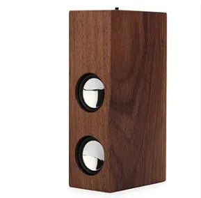 Retro wooden Bluetooth speaker in bamboo, black walnut or sapele wood finishes