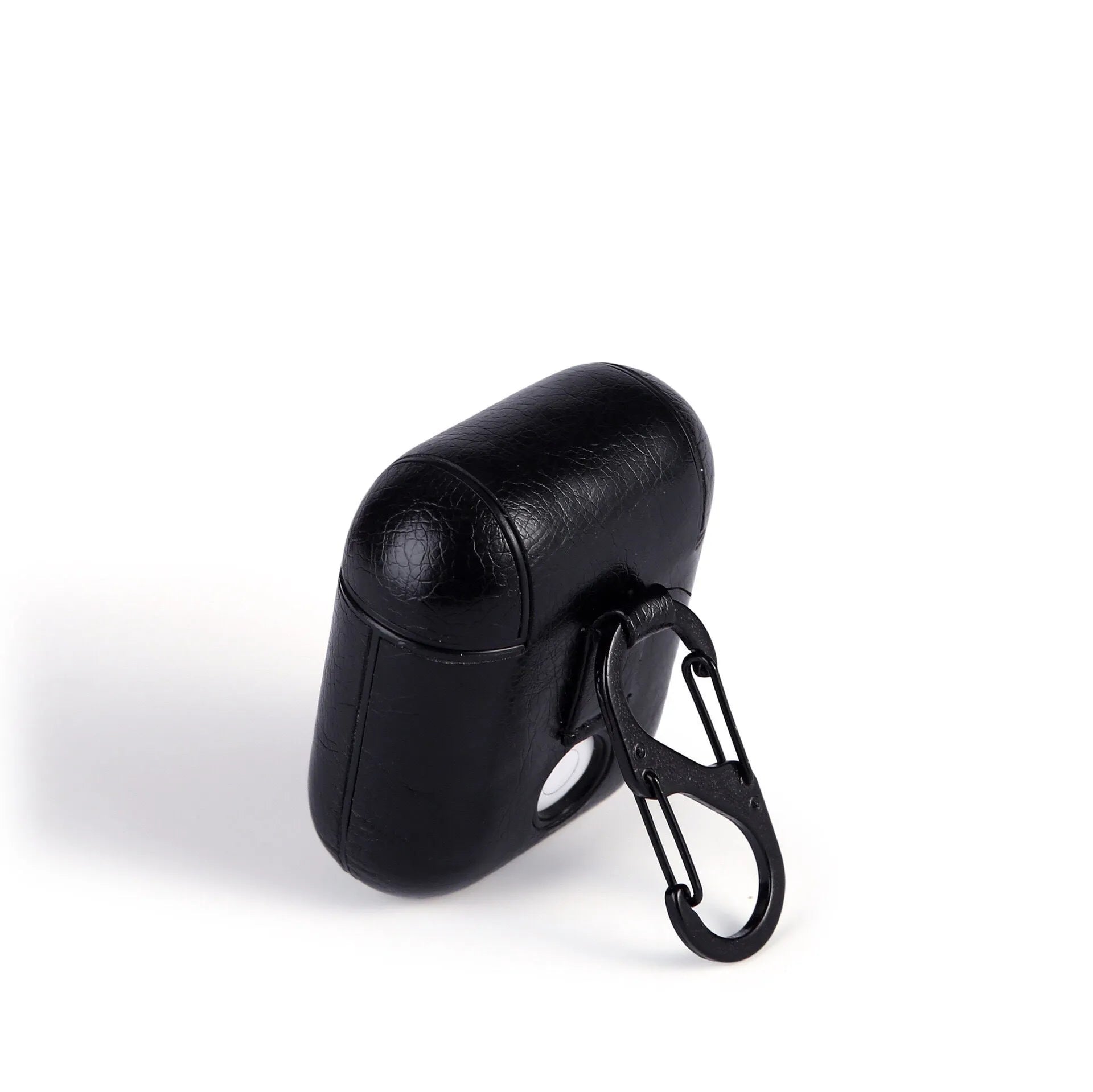 Genuine leather Bluetooth earphone charging case in four colour options