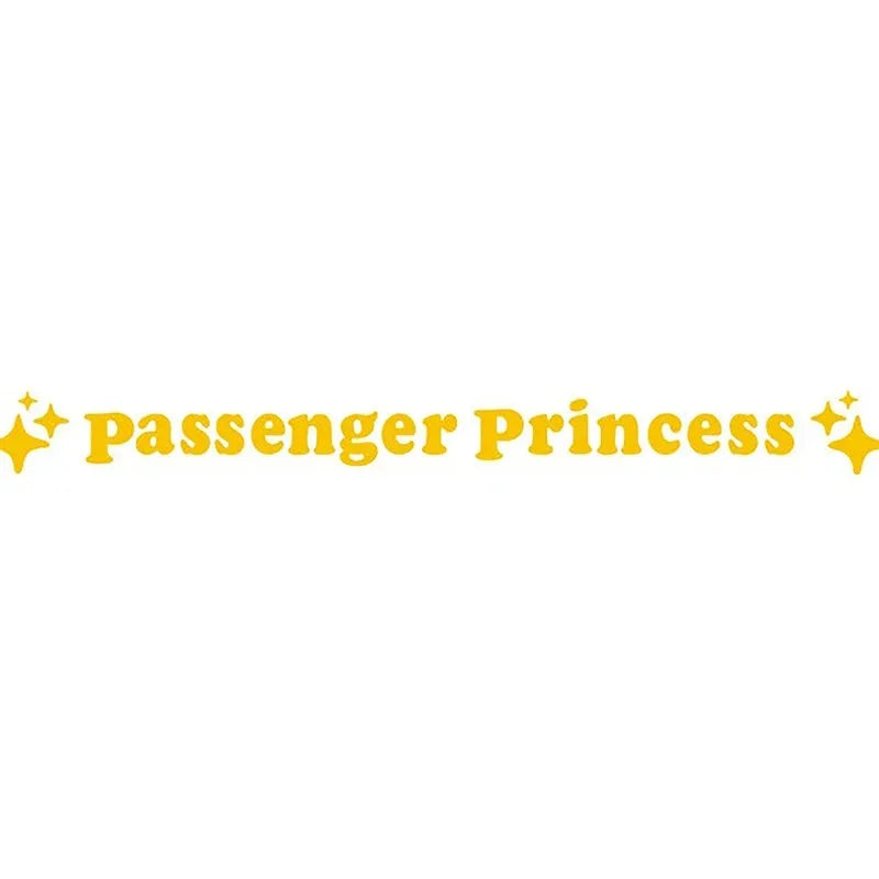Passenger princess rearview mirror decorative sticker in 12.5cm diameter with eight colour options