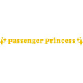 Passenger princess rearview mirror decorative sticker in 12.5cm diameter with eight colour options