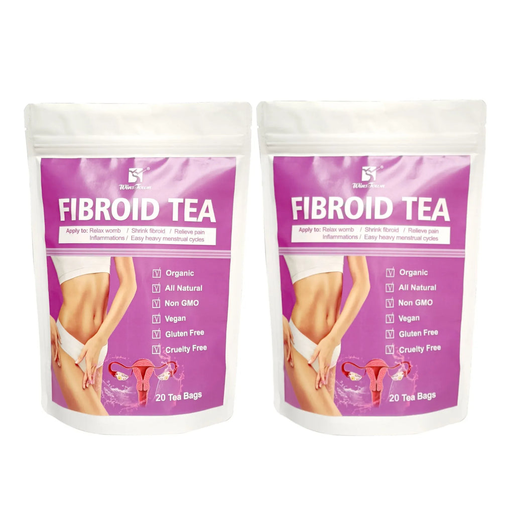 Pack of C83 Winstown Fibroid Herbal Tea bags with cold extract craft.