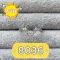 Korean style oval denier ring ornament with 6x8mm stone and star detail on electroplated copper.