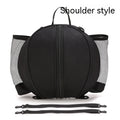 Oxford cloth basketball bag with 9L capacity in black or camouflage featuring one-shoulder and two-shoulder straps