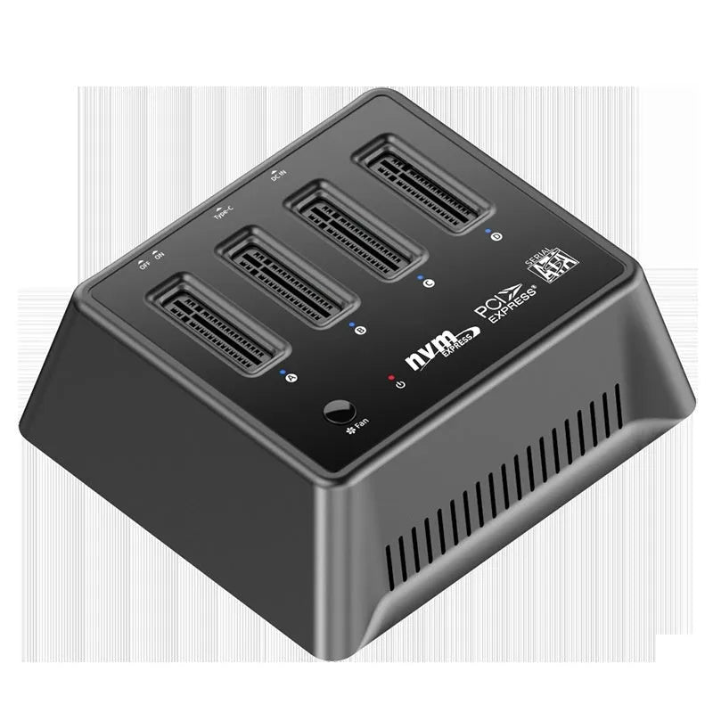 M2 dual protocol SSD enclosure with aluminum case for NVMe and SATA solid state drives
