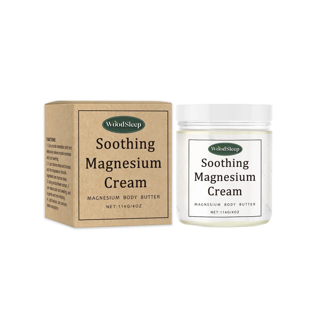 114g magnesium cream container for body care after exercise with allantoin and glycerin