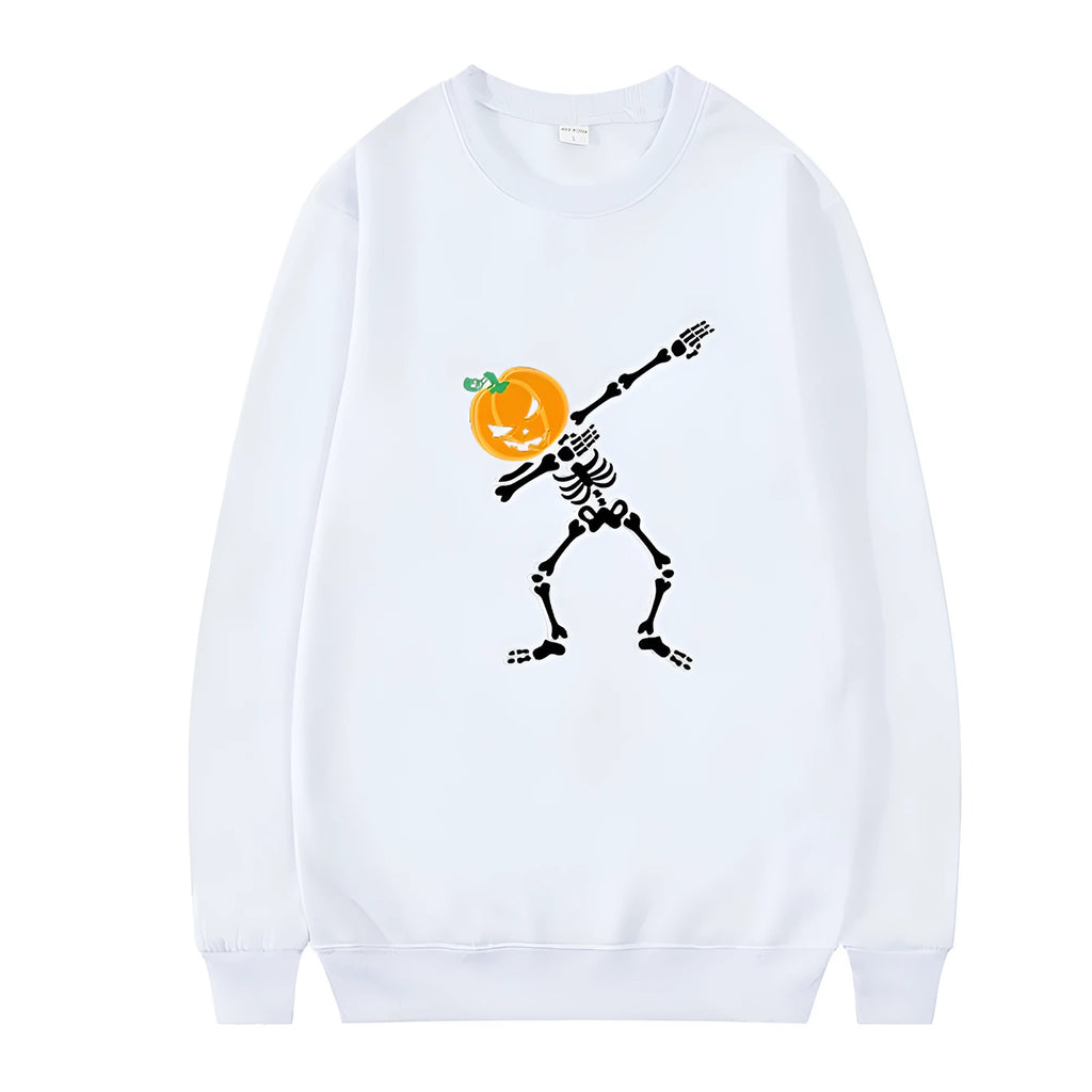 Women's printed cotton crew neck top with long sleeves in multiple colours