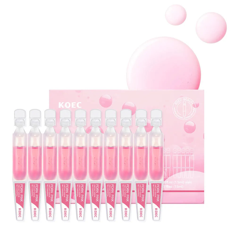 KOEC 10 pack disposable moisturising sheet masks made from latex material