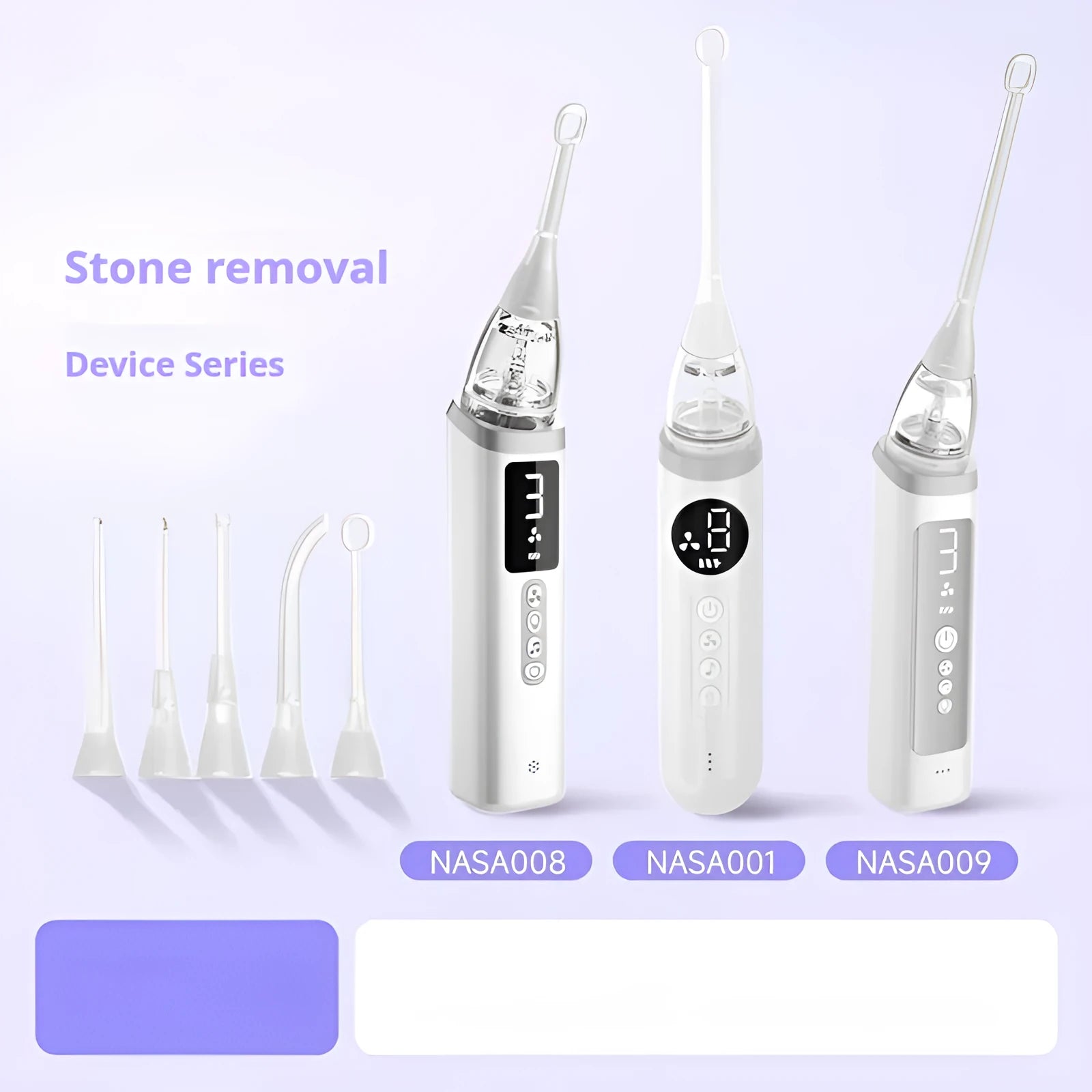 Cross-border tonsil extractor oral cleaning tool in Milky White for tonsil stone removal