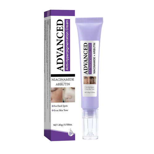20g anti-pigmentation face cream jar with vitamin C serum formula for uneven skin tone treatment