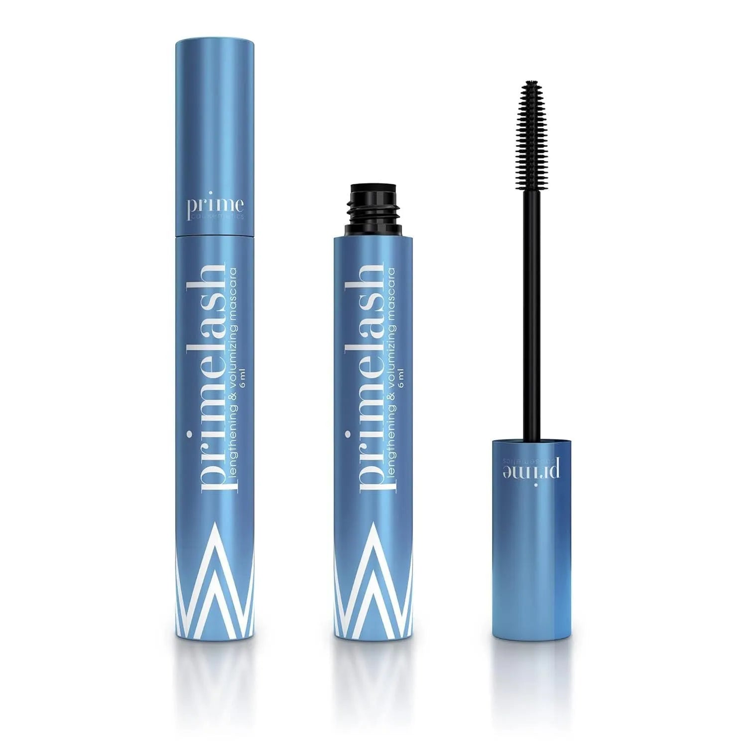 Black dual-function eyelash brush and comb beauty tool with compact design