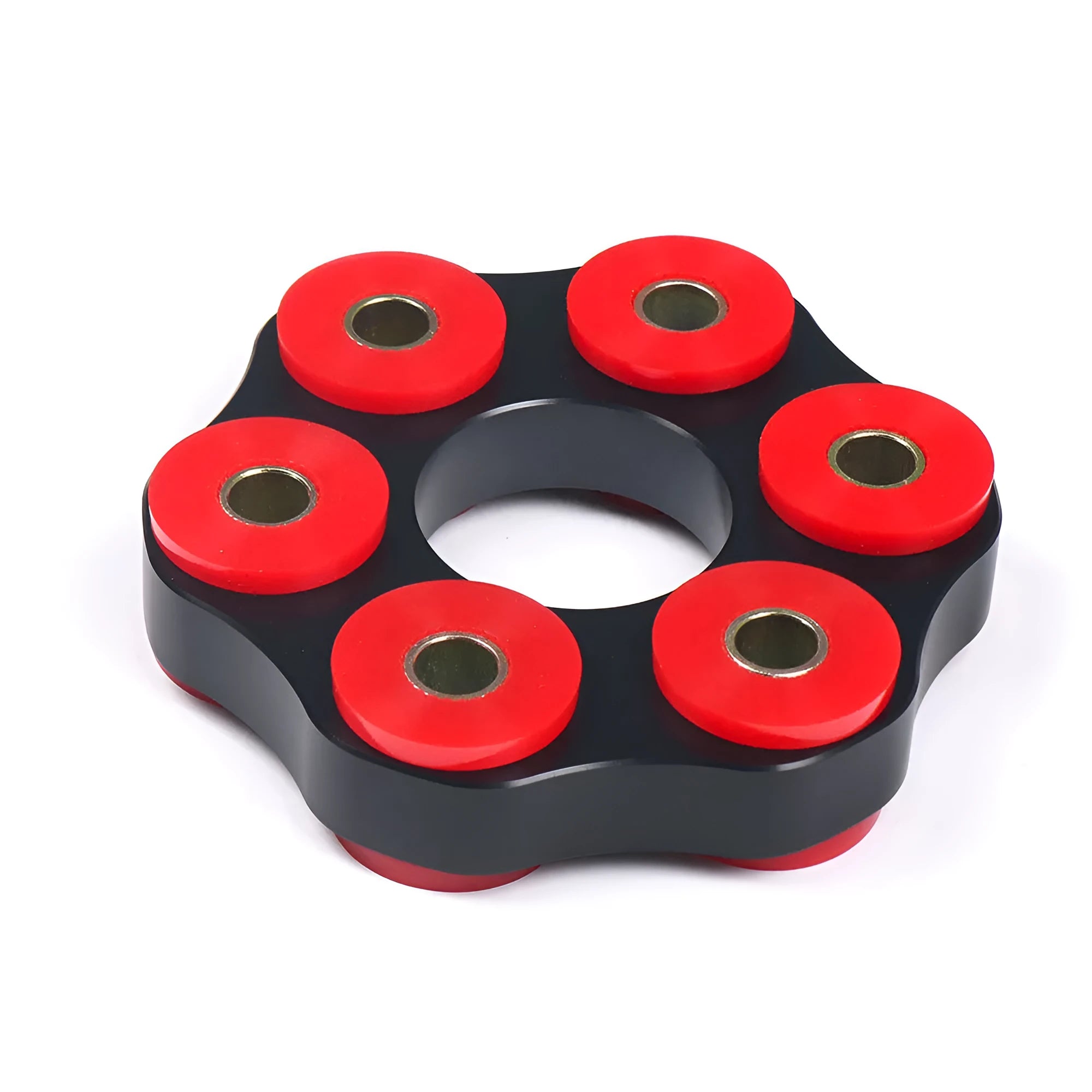 Red polyurethane aluminium drive shaft connecting plate bracket for BMW cars