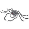 Grey Halloween spider costume for a small dog with eight legs