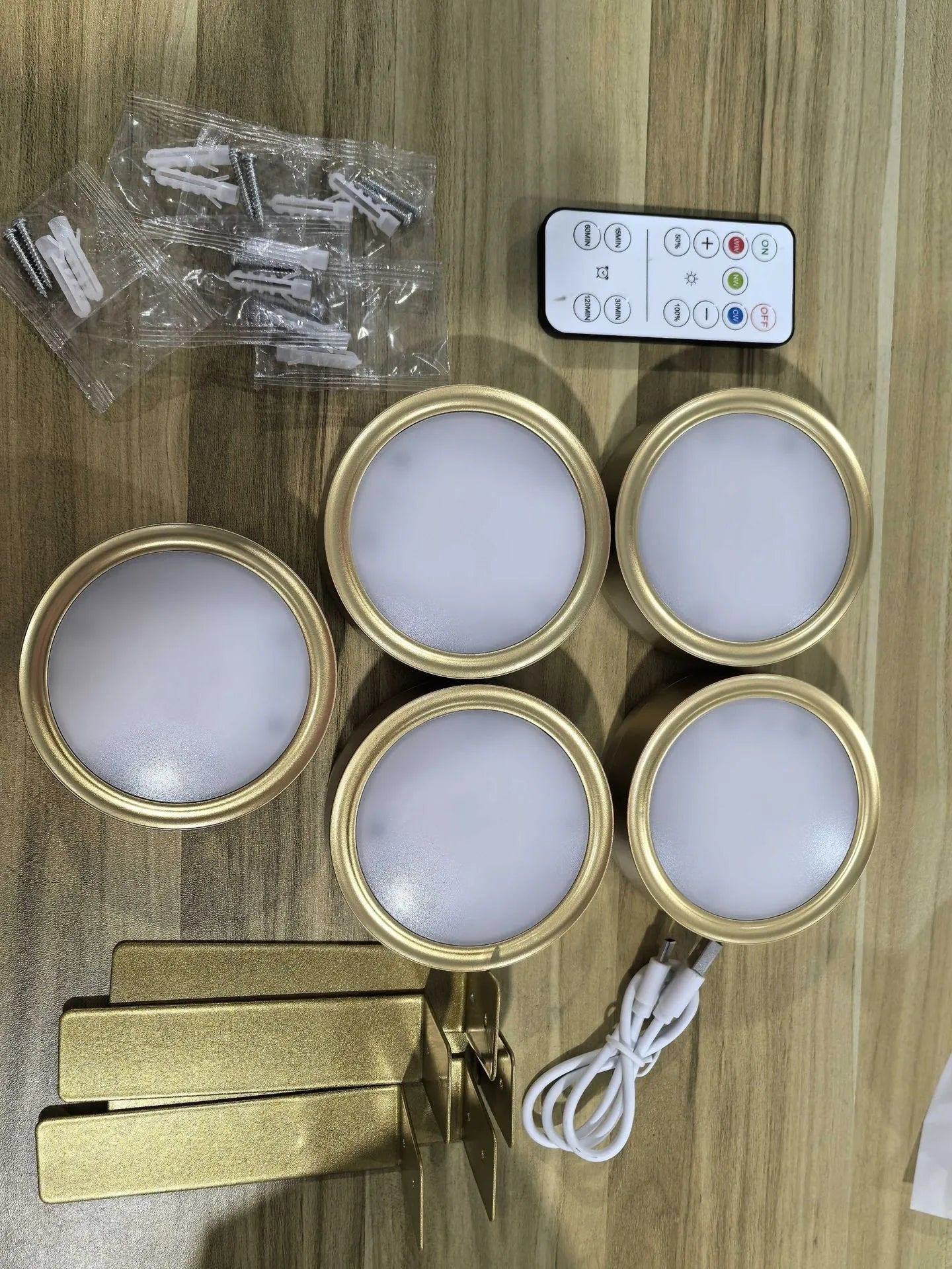 Black wireless magnetic LED painting lamp with remote control for 13-colour RGB lighting