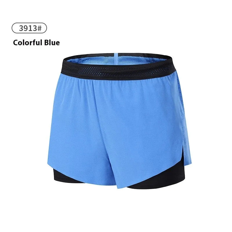 Men's low-waist polyester basketball shorts in a solid colour on a size chart background.